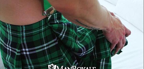 ManRoyale - Nate Grimes gets his lucky charm fucked for st patricks day